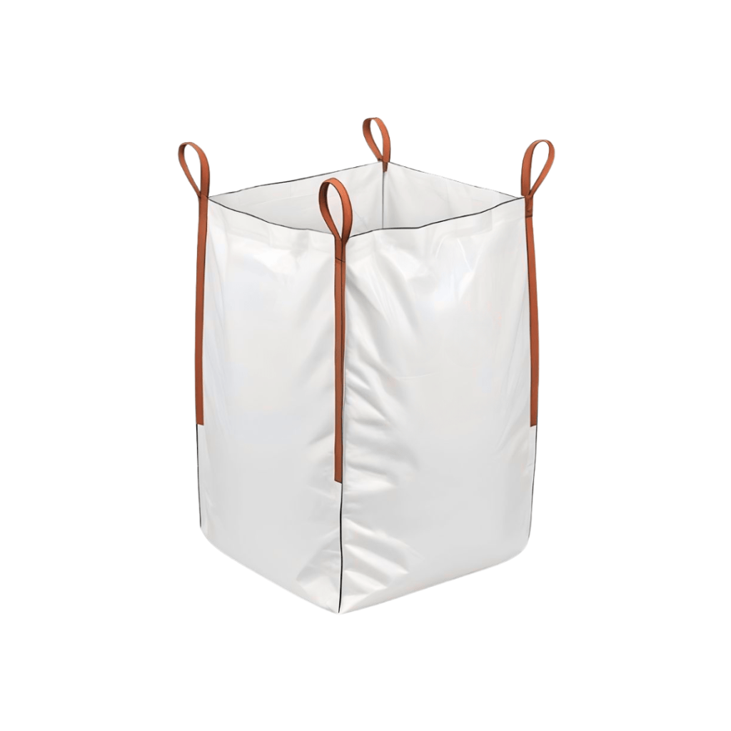 Heavy-duty bulk bags FIBCs for bulk storage and transport of dry goods, durable, customizable, and ideal for industrial use.