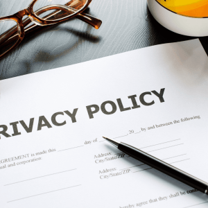 Pope Packaging Privacy Policy summary icon representing data protection and secure user information.